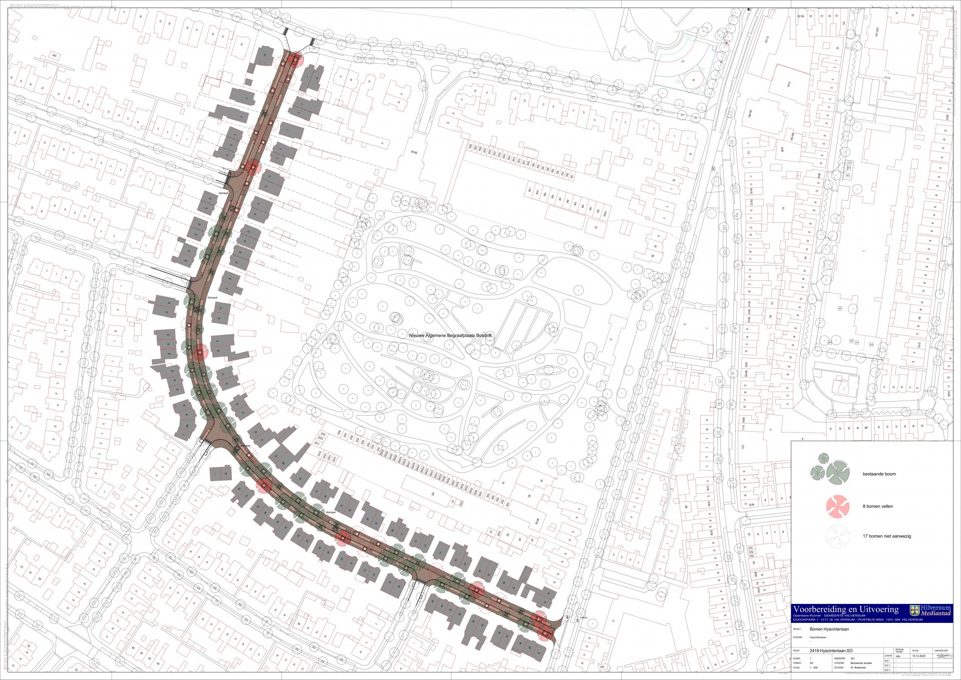 Hyacintenlaan bestaande situatie
