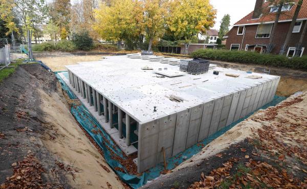 Noodopslag hemelwater Melkpad