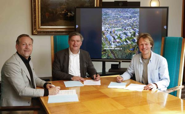Ondertekening contract Sportpark