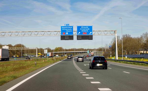 Afslag A1 naar A27