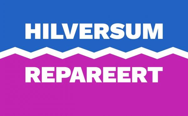 Het logo van Hilversum Repareert